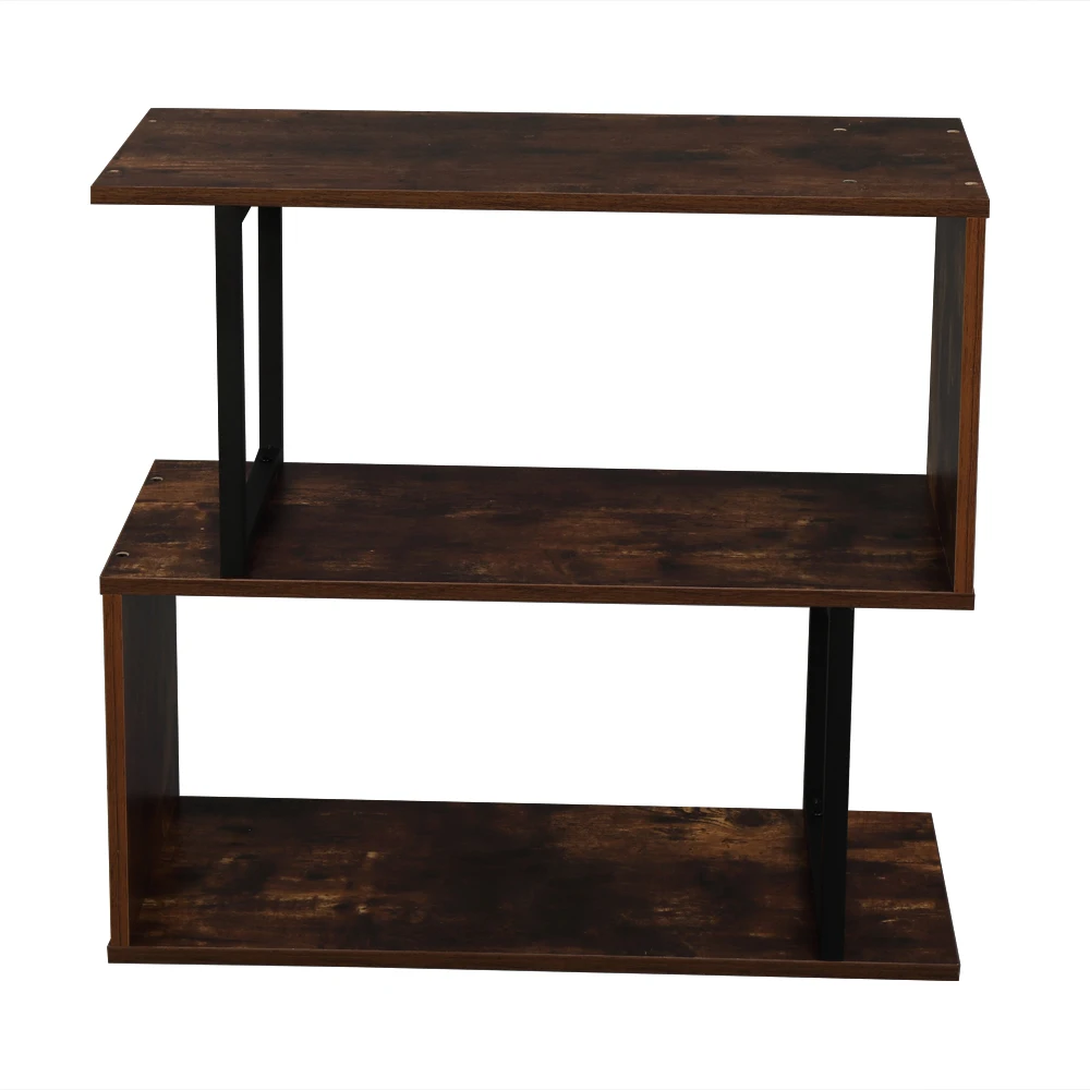 2-Tier Industrial Easy-Assembly Metal Frame Bookcase Storage Shelf for Living Room Narrow Bedroom Office
2-Tier Industrial Easy-Assembly Metal Frame Bookcase Storage Shelf for Living Room Narrow Bedroom Office