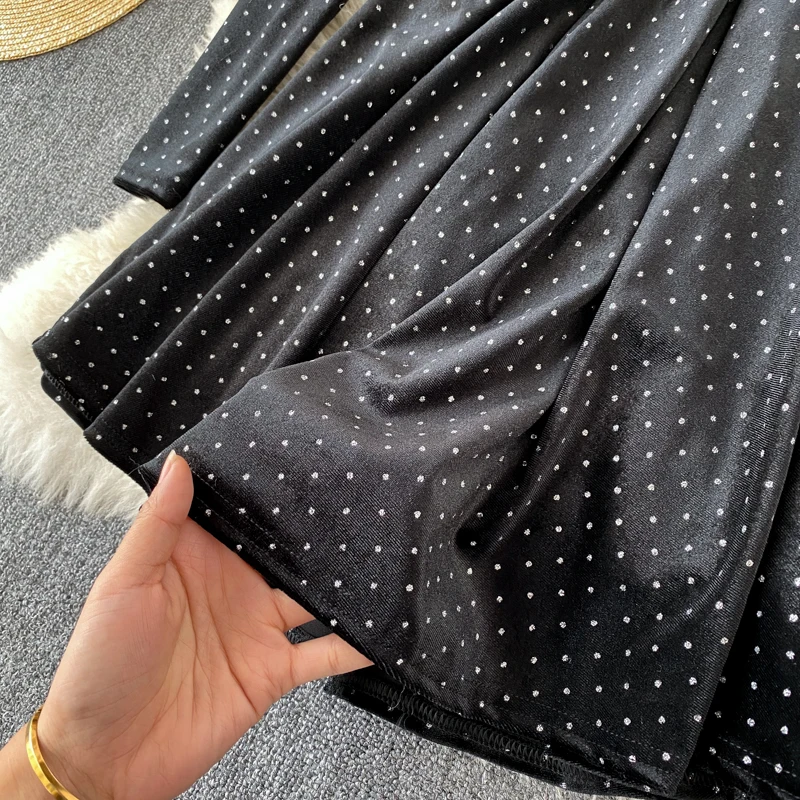 Women Sexy Mesh Polka Dot Mini Dress Elegant Black Long Sleeve High Waist Slim Party Vestidos 2020 Spring Autumn New Fashion
Women Sexy Mesh Polka Dot Mini Dress Elegant Black Long Sleeve High Waist Slim Party Vestidos 2020 Spring Autumn New Fashion