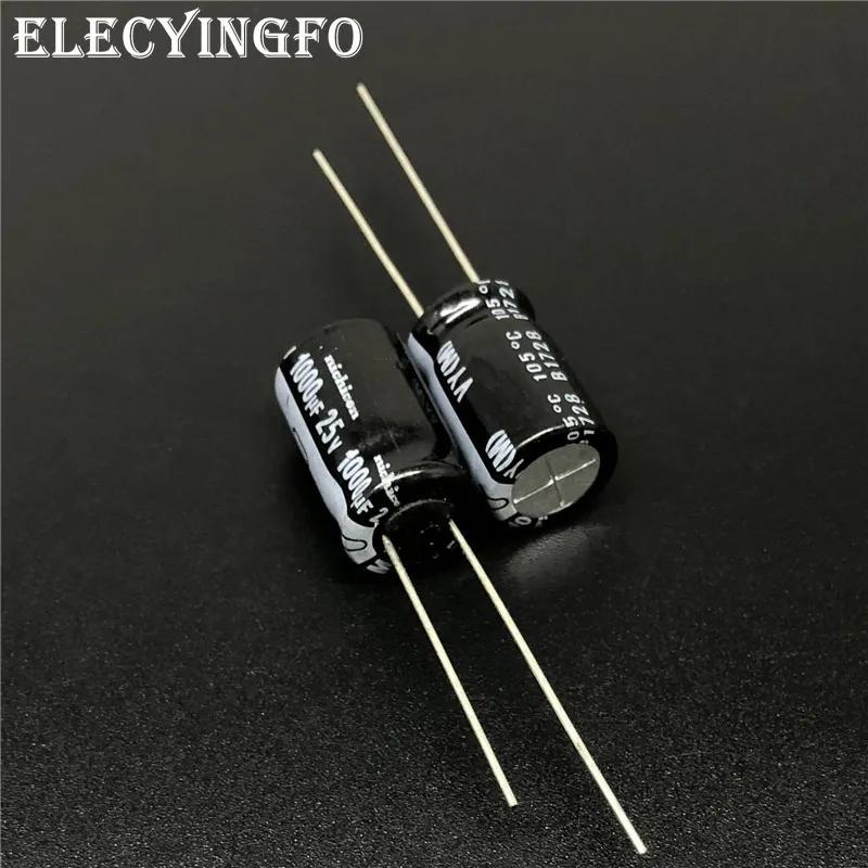 10Pcs/100Pcs 1000uF 25V NICHICON VY Series 10x16mm Wide Temperature Range 25V1000uF Aluminum Electrolytic Capacitor
10Pcs/100Pcs 1000uF 25V NICHICON VY Series 10x16mm Wide Temperature Range 25V1000uF Aluminum Electrolytic Capacitor