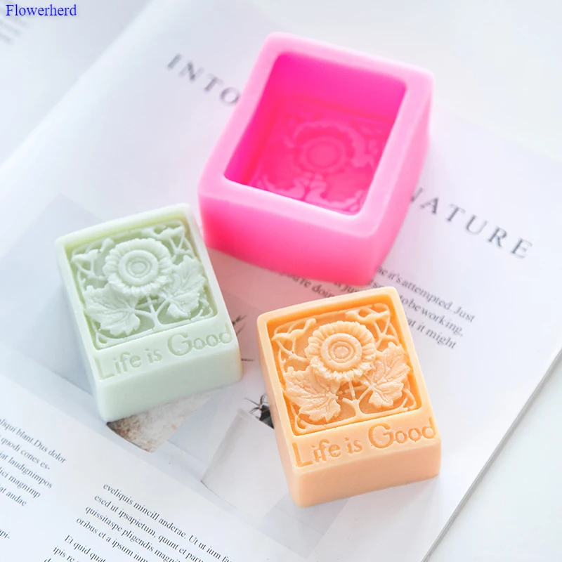 Sunflower Pattern Handmade Soap Silicone Mold DIY Rectangular Silicone Mold Soap Forms Soap Making Supplies Bath Bomb Mold
Sunflower Pattern Handmade Soap Silicone Mold DIY Rectangular Silicone Mold Soap Forms Soap Making Supplies Bath Bomb Mold