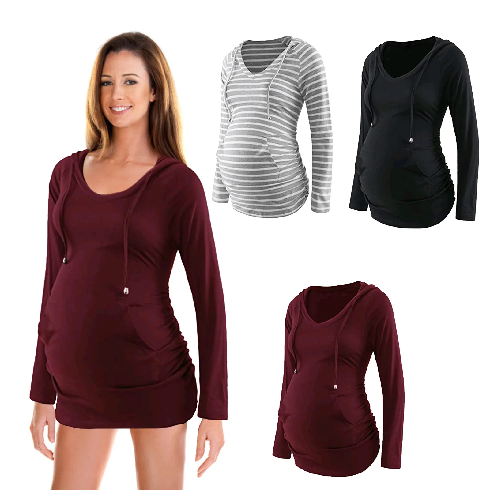 Maternity Hoodie Long Sleeves Shirt Casualvneck Top Pregnancy Sweatshirt Tunics Solid Breastfeeding Summer Maternity Hoodies New
Maternity Hoodie Long Sleeves Shirt Casualvneck Top Pregnancy Sweatshirt Tunics Solid Breastfeeding Summer Maternity Hoodies New