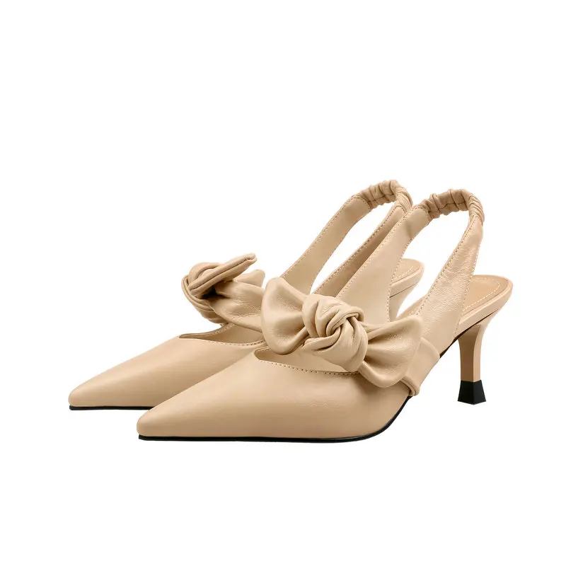 Retro Genuine Leather Pointed Toe Sandals Woman Elegant Summer Autumn High Heels Pumps Quality Party Casual Shoes Woman
Retro Genuine Leather Pointed Toe Sandals Woman Elegant Summer Autumn High Heels Pumps Quality Party Casual Shoes Woman