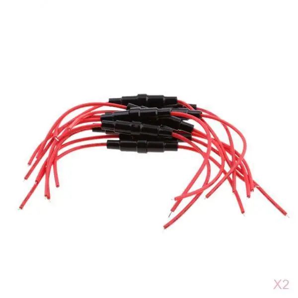 20 шт. 38 мм держатель предохранителя Инлайн винт тип с 22 AWG провода предохранитель кран адаптер подходит для автомобильной
20 шт. 38 мм держатель предохранителя Инлайн винт тип с 22 AWG провода предохранитель кран адаптер подходит для автомобильной