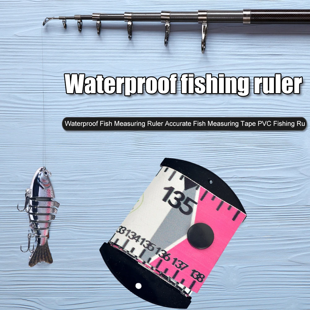 Waterproof Foldable Fish Measuring Ruler Accurate Fishing Measure Tape PVC Fishing Ruler Measurement Tackle Tool 135cmx5cm
Waterproof Foldable Fish Measuring Ruler Accurate Fishing Measure Tape PVC Fishing Ruler Measurement Tackle Tool 135cmx5cm