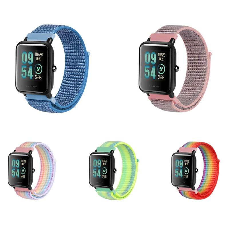 20mm Nylon Watch Band For Xiaomi Huawei Amazfit samsung Sport Breathable Velcro Wrist Strap smart Watch Band Bracelet
20mm Nylon Watch Band For Xiaomi Huawei Amazfit samsung Sport Breathable Velcro Wrist Strap smart Watch Band Bracelet
