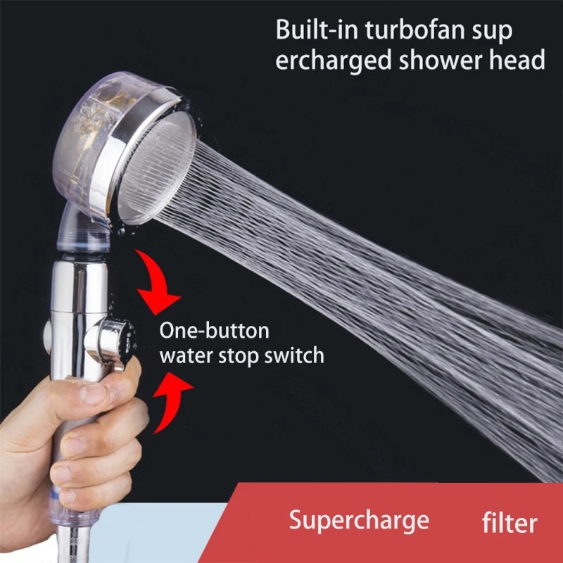 Ручной душ высокого давления для ванной комнаты с вентилятором, вращающимся на 360 градусов, прозрачная турбонасадка для душа ВКЛ./ВЫКЛ., унив...
Ручной душ высокого давления для ванной комнаты с вентилятором, вращающимся на 360 градусов, прозрачная турбонасадка для душа ВКЛ./ВЫКЛ., унив...