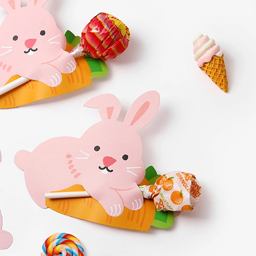 50pcs Cute Cartoon Animal Candy Lollipop Decor Card for Kids Rabbit Bear Candy Gift Birthday Party Christmas Decoration
50pcs Cute Cartoon Animal Candy Lollipop Decor Card for Kids Rabbit Bear Candy Gift Birthday Party Christmas Decoration