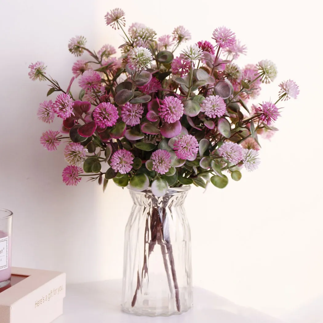 5 Head Silk Flower Ball With Eucalyptus Artificial Fake Flowers Simulation Bouquets For Home Wedding Party Decoration
5 Head Silk Flower Ball With Eucalyptus Artificial Fake Flowers Simulation Bouquets For Home Wedding Party Decoration