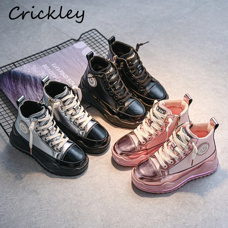 Children Fashion Boots Sequins Pu Leather Casual Boots for Boys Girls Warm Plush Winter Kids Ankle Booots Non Slip Martin Boots
Children Fashion Boots Sequins Pu Leather Casual Boots for Boys Girls Warm Plush Winter Kids Ankle Booots Non Slip Martin Boots