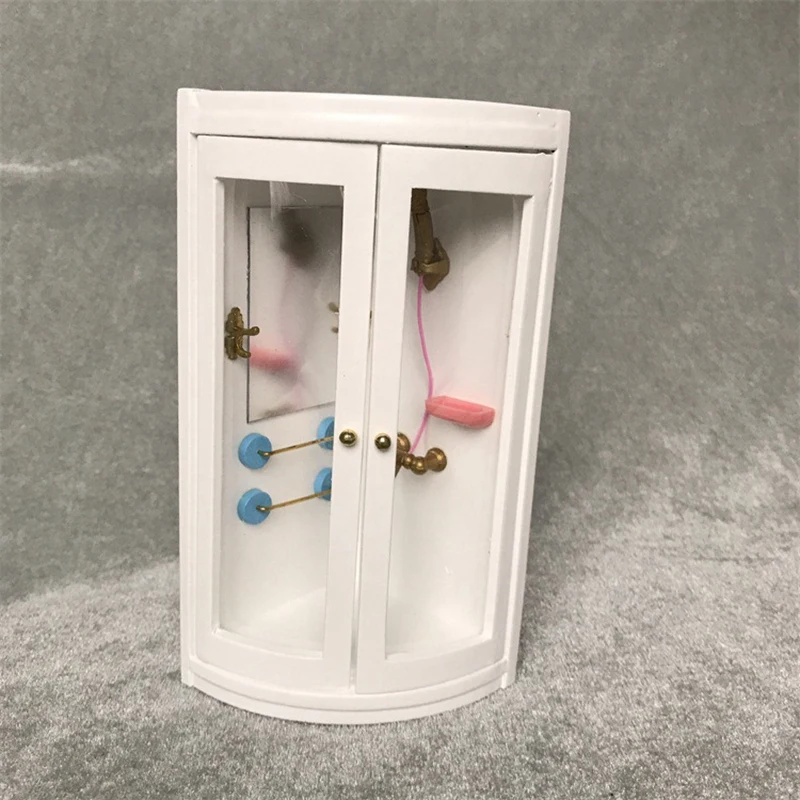 1:12 Dollhouse Miniature Furniture Simulation White Bathroom Shower Room for Doll House Decoration
1:12 Dollhouse Miniature Furniture Simulation White Bathroom Shower Room for Doll House Decoration