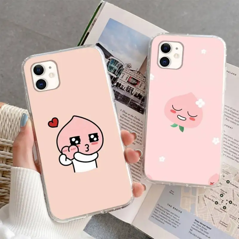 Prime Lovely Apeach Cacao Friend Phone Case For iphone 5s 6 7 8 11 12 plus xsmax xr pro mini se soft Transparent Cover Fundas
Prime Lovely Apeach Cacao Friend Phone Case For iphone 5s 6 7 8 11 12 plus xsmax xr pro mini se soft Transparent Cover Fundas