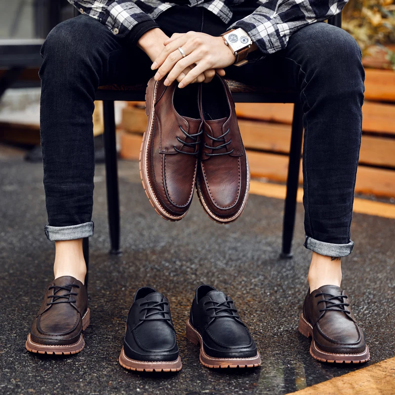 Mens Shoes Casual Leather Shoes Men Classic Business Bureau Footwear Fashion Oxford Shoes For Men Elegantes Lace-Up Sneakers Men
Mens Shoes Casual Leather Shoes Men Classic Business Bureau Footwear Fashion Oxford Shoes For Men Elegantes Lace-Up Sneakers Men