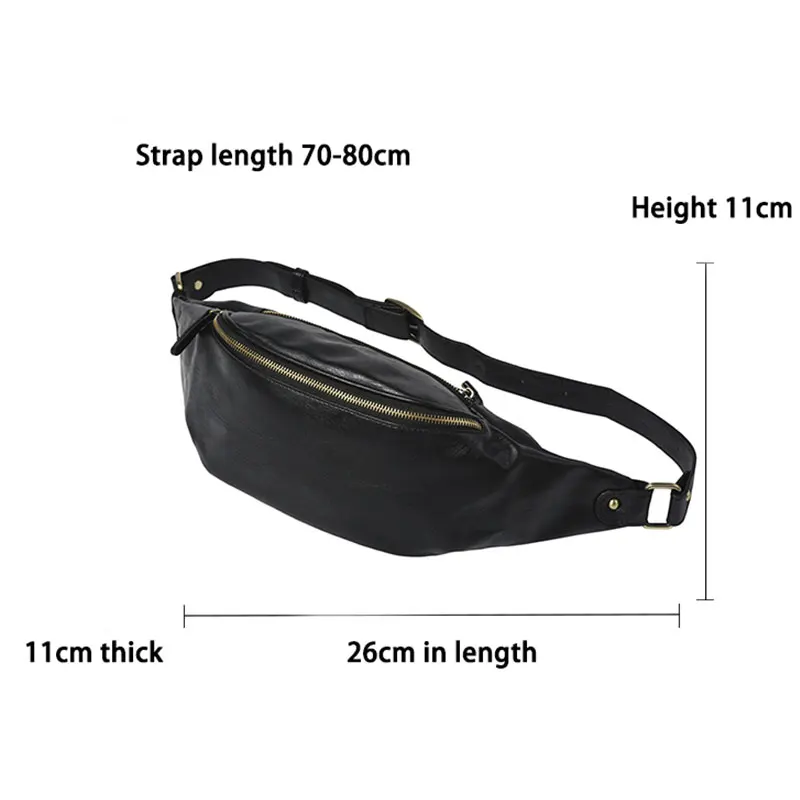 Leather Waist Bag Casual Outdoor Small Chest Bag Korean Men's Bag Simple Atmospheric Mobile Phone Bag Dumpling Shape Popular New
Leather Waist Bag Casual Outdoor Small Chest Bag Korean Men's Bag Simple Atmospheric Mobile Phone Bag Dumpling Shape Popular New