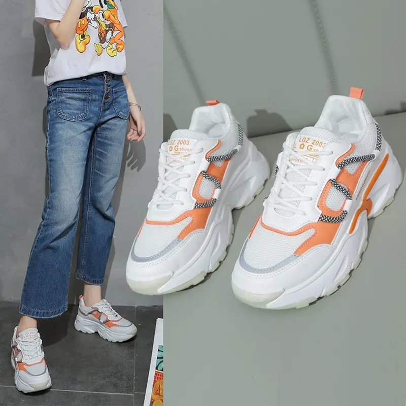 Женские Дышащие сетчатые кроссовки, кроссовки на плоской подошве, повседневная обувь на шнуровке, новинка 2020
Женские Дышащие сетчатые кроссовки, кроссовки на плоской подошве, повседневная обувь на шнуровке, новинка 2020