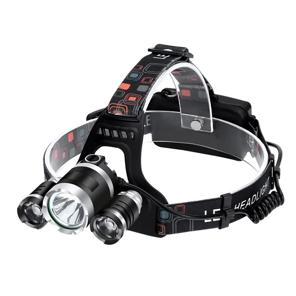 Налобный фонарь XM-L T6 с 3 светодиодами, головсветильник фонарь, налобный фонарь, фонасветильник с зумом, аккумуляторная батарея 18650 для охоты ...
Налобный фонарь XM-L T6 с 3 светодиодами, головсветильник фонарь, налобный фонарь, фонасветильник с зумом, аккумуляторная батарея 18650 для охоты ...