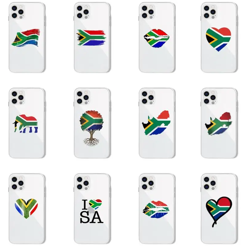 South African National flag Phone Case Transparent for iPhone 7 8 11 12 13 s mini pro X XS XR MAX Plus
South African National flag Phone Case Transparent for iPhone 7 8 11 12 13 s mini pro X XS XR MAX Plus