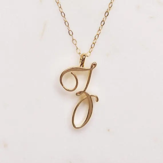 Cursive English letter Z name Sign fashion lucky Monogram pendant necklace alphabet Initial mother friend family gift jewelry
Cursive English letter Z name Sign fashion lucky Monogram pendant necklace alphabet Initial mother friend family gift jewelry