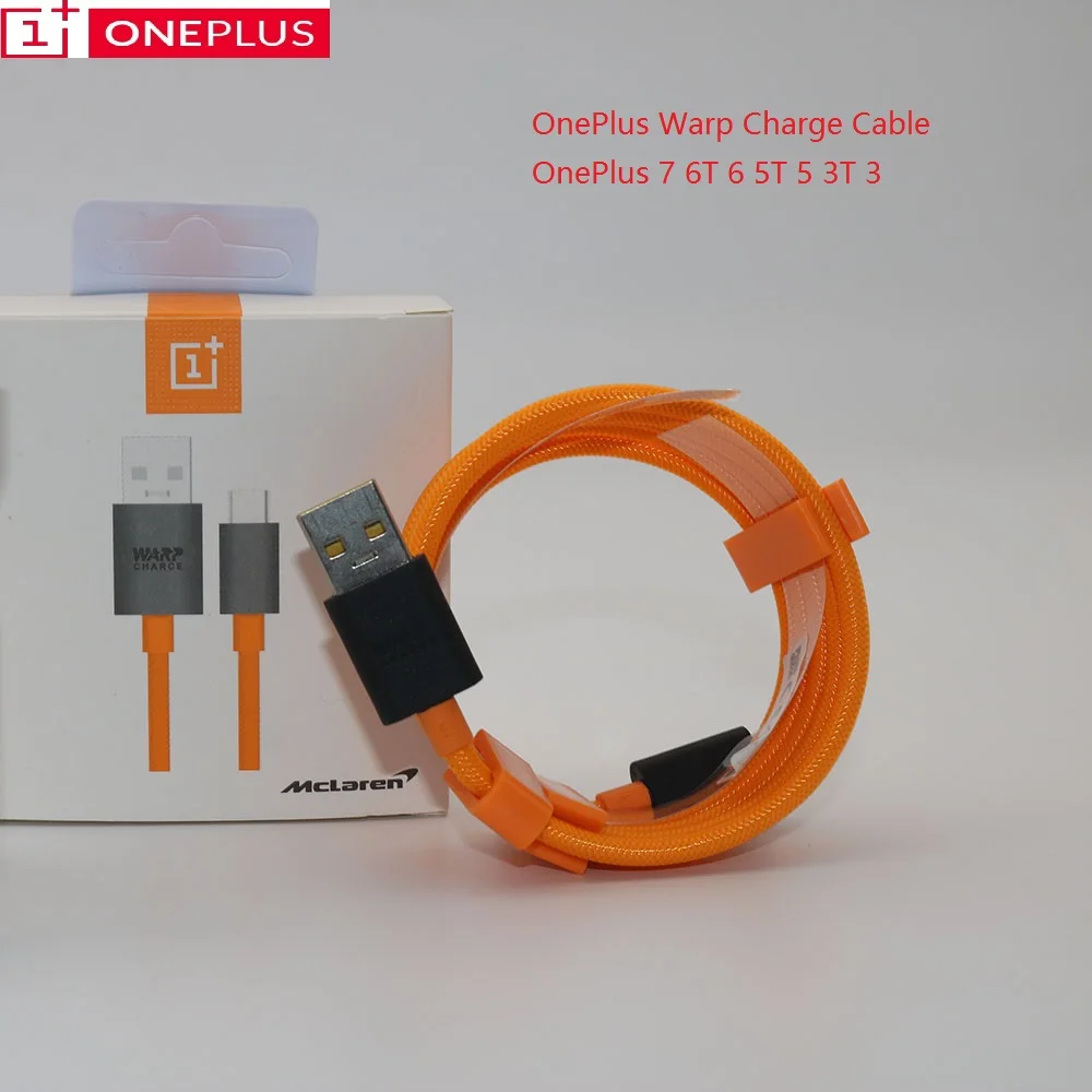 Оригинальный кабель для зарядки OnePlus Warp передачи данных Mclaren 6A быстрое зарядное