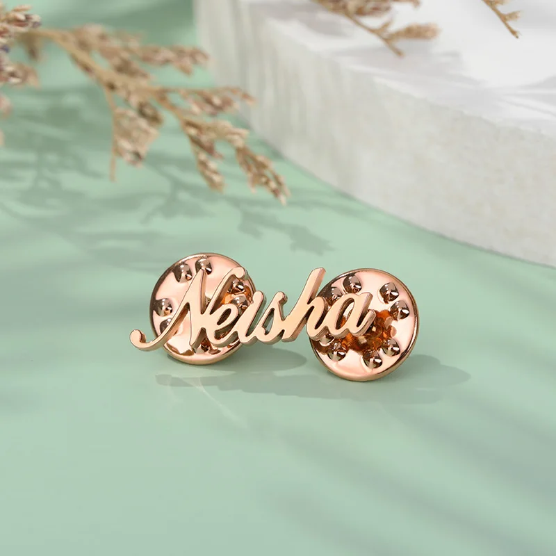 Именные булавки оригинальные броши именные Alfiler Para Regalo Bodas для женщин и мужчин