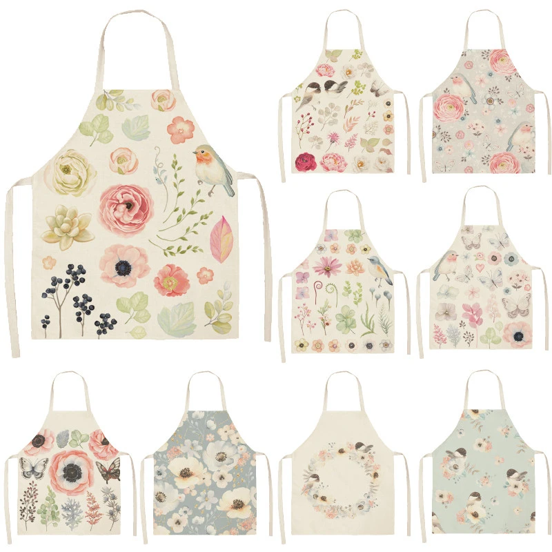 Bird Flower Printed Cotton Linen Brief Pinafore Kitchen Sleeveless Apron Women Home Cooking Baking Waist Bib 53*65cm
Bird Flower Printed Cotton Linen Brief Pinafore Kitchen Sleeveless Apron Women Home Cooking Baking Waist Bib 53*65cm