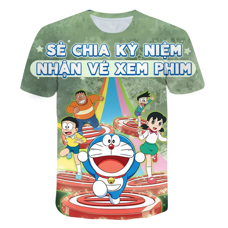 Boys Must be hot 3D DoraemonT Shirt Clever Kids Special Offer Funny for Girls Child T-Shirt Children Anime Figure Clothing Top
Boys Must be hot 3D DoraemonT Shirt Clever Kids Special Offer Funny for Girls Child T-Shirt Children Anime Figure Clothing Top