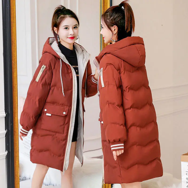 Off season down cotton padded jacket women's middle long thickened warm new Korean loose student bread jacket cotton padded
Off season down cotton padded jacket women's middle long thickened warm new Korean loose student bread jacket cotton padded
