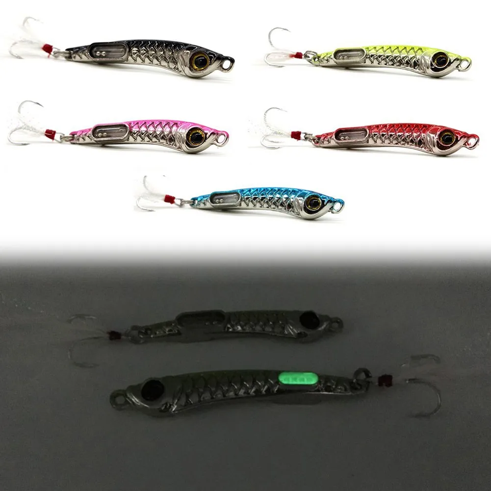 Luminous Fishing Lures 3D Eyes Realistic Bionic Fake Bait 10/15g Metal Jigging Hard Artificial Crankbaits Fishing Tackle Pesca
Luminous Fishing Lures 3D Eyes Realistic Bionic Fake Bait 10/15g Metal Jigging Hard Artificial Crankbaits Fishing Tackle Pesca