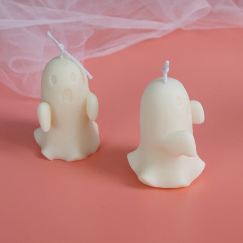 MXLB Cute Halloween Ghost Silicone Candle Mold Candle Making Wax Mould for Cake Decoration DIY Making Supplies
MXLB Cute Halloween Ghost Silicone Candle Mold Candle Making Wax Mould for Cake Decoration DIY Making Supplies