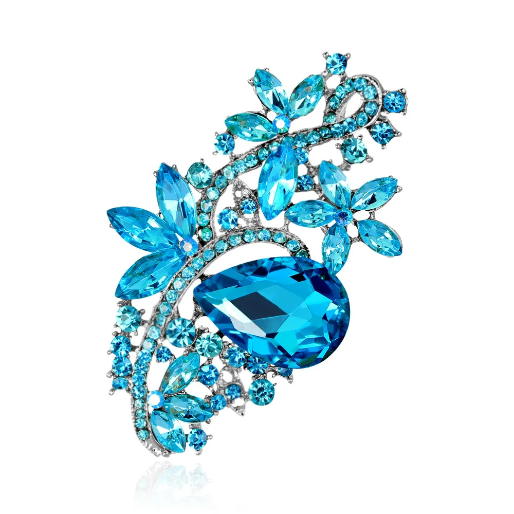 New Exquisite Plant Crystal Flower Lady Brooch Elegant Badge Jewelry Fashion Wedding Party Rhinestone Corsage Gift
New Exquisite Plant Crystal Flower Lady Brooch Elegant Badge Jewelry Fashion Wedding Party Rhinestone Corsage Gift