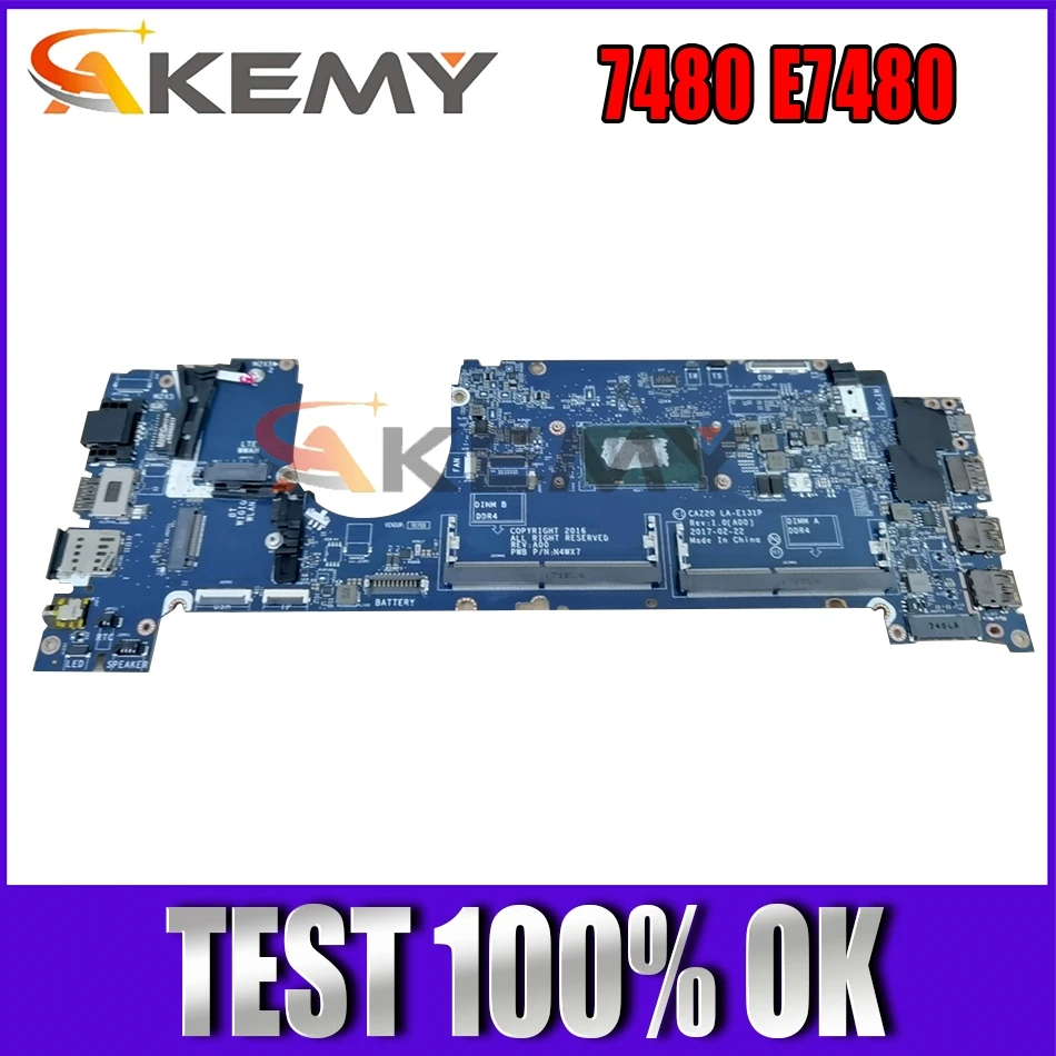 Материнская плата для ноутбука DELL Latitude 7480 E7480, модель CXWHP 0F48ND F48ND 100%, полностью протестирована
Материнская плата для ноутбука DELL Latitude 7480 E7480, модель CXWHP 0F48ND F48ND 100%, полностью протестирована