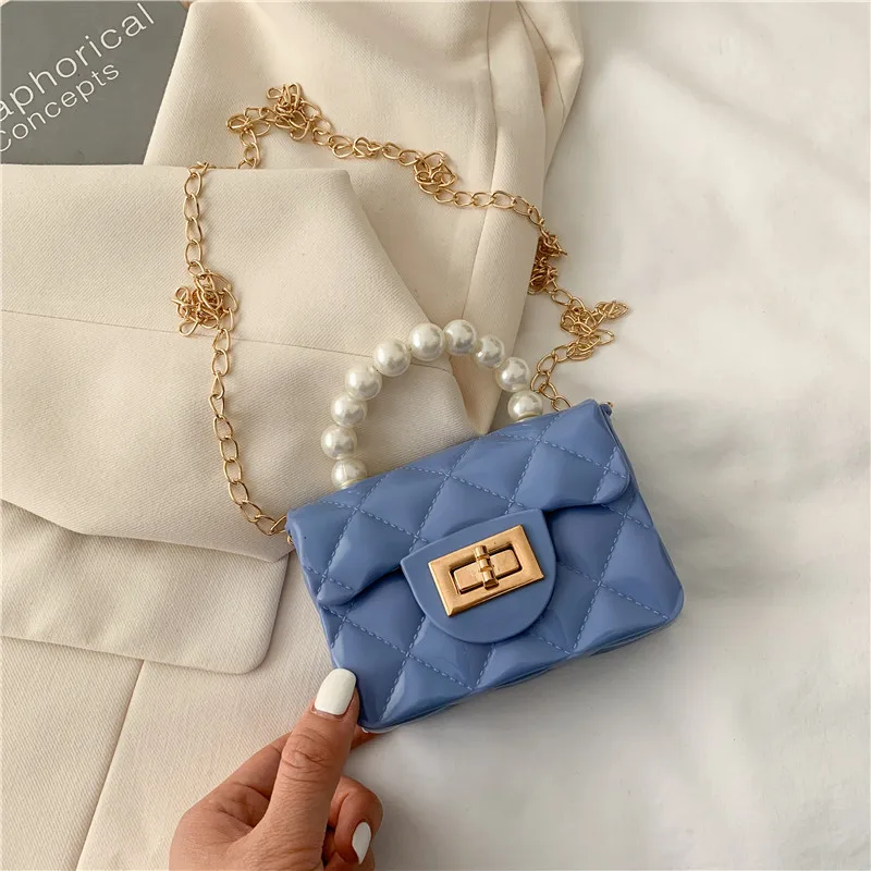 Qyahlybz pearl portable small candy jelly bag fashion casual purses and handbags pvs mini chain crossbody bags for women
Qyahlybz pearl portable small candy jelly bag fashion casual purses and handbags pvs mini chain crossbody bags for women