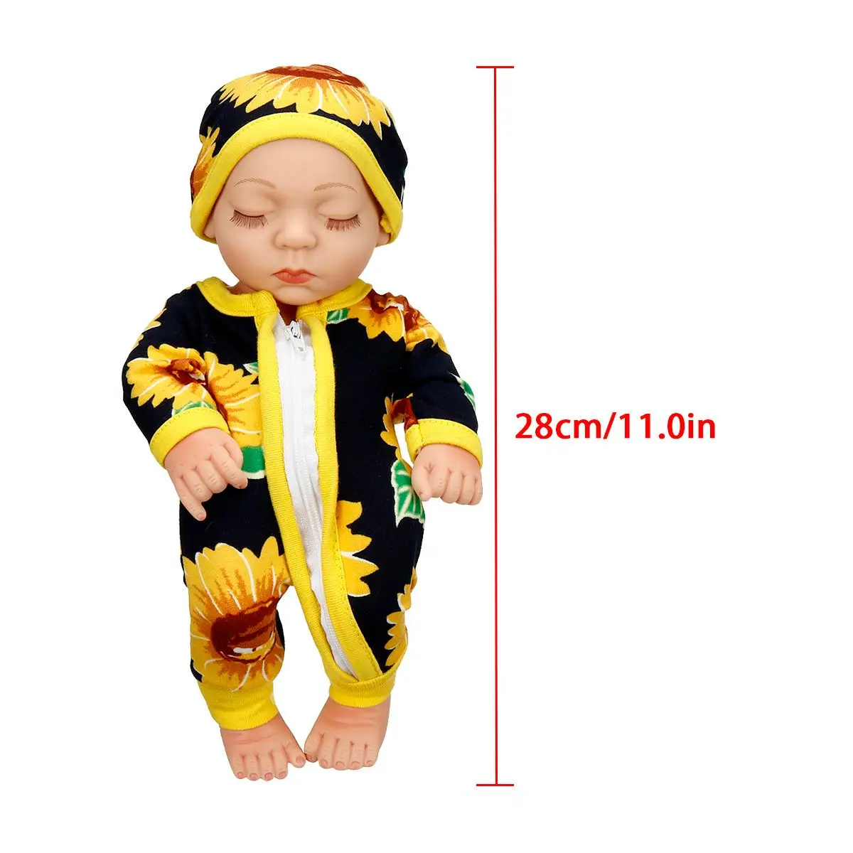 28cm Cute Reborn Baby Doll Girl Baby Reborn Dolls Toy Handmade Lifelike Reborn Doll Soft Body Silicon Doll Girls Boy Toy Gifts 
28cm Cute Reborn Baby Doll Girl Baby Reborn Dolls Toy Handmade Lifelike Reborn Doll Soft Body Silicon Doll Girls Boy Toy Gifts