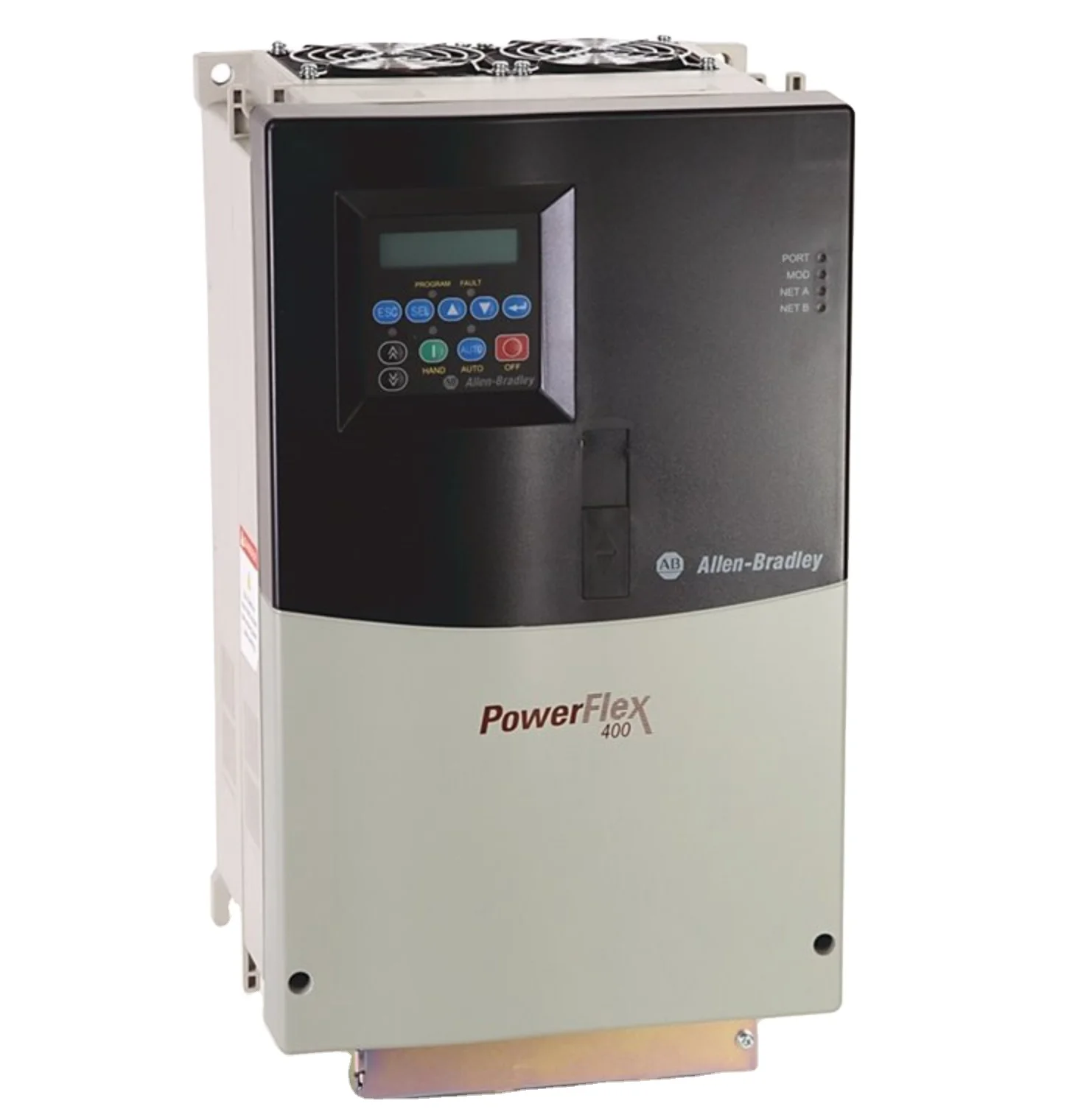 Allen Bradley PowerFlex 400- 5.5 kW (7.5 HP) AC Drive 22C-D012N103
Allen Bradley PowerFlex 400- 5.5 kW (7.5 HP) AC Drive 22C-D012N103