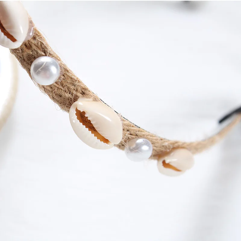 2021 New Fashion Creative Beach Shell Twine Headband Bohemian Style Simple Versatile Alloy Hairband Headwear
2021 New Fashion Creative Beach Shell Twine Headband Bohemian Style Simple Versatile Alloy Hairband Headwear