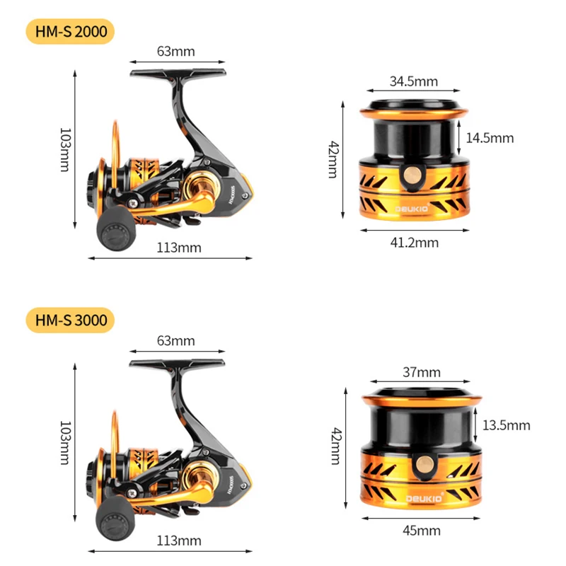 Spinning Fishing Reels Smooth Powerful Baitcast Tackle Accessories for Fresh Water AUG889
Spinning Fishing Reels Smooth Powerful Baitcast Tackle Accessories for Fresh Water AUG889