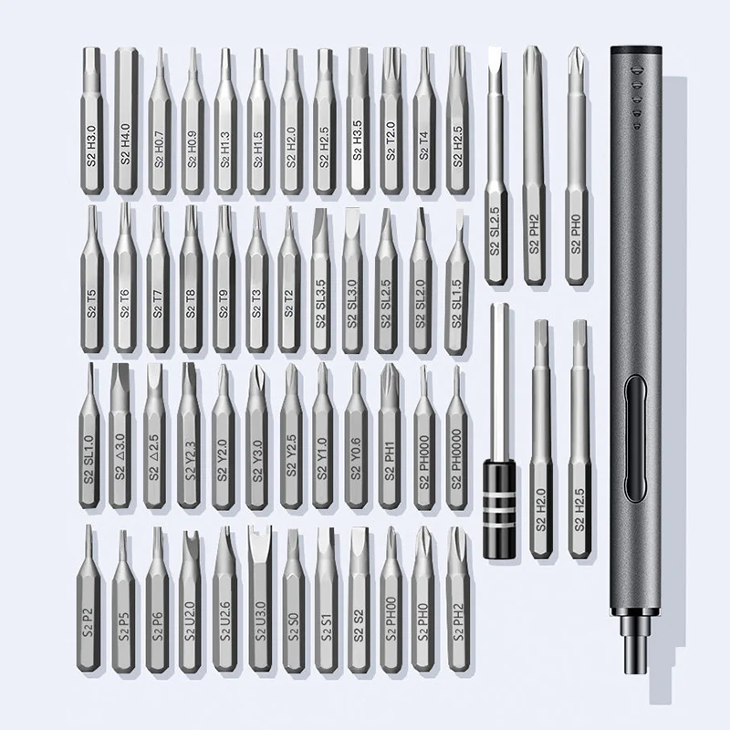 Type-c Rechargeable Electric Screwdriver Rechargeable Household Screwdriver Precision Electric Batch Finishing Tool Set
Type-c Rechargeable Electric Screwdriver Rechargeable Household Screwdriver Precision Electric Batch Finishing Tool Set