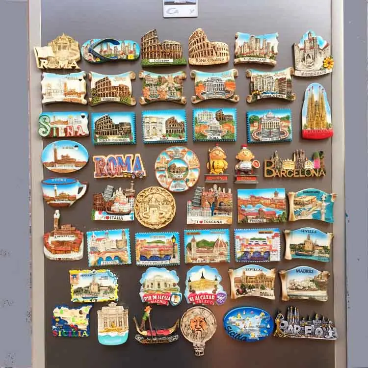 QIQIPP Europe, Italy, Spain, travel commemorative crafts magnet refrigerator magnet
QIQIPP Europe, Italy, Spain, travel commemorative crafts magnet refrigerator magnet