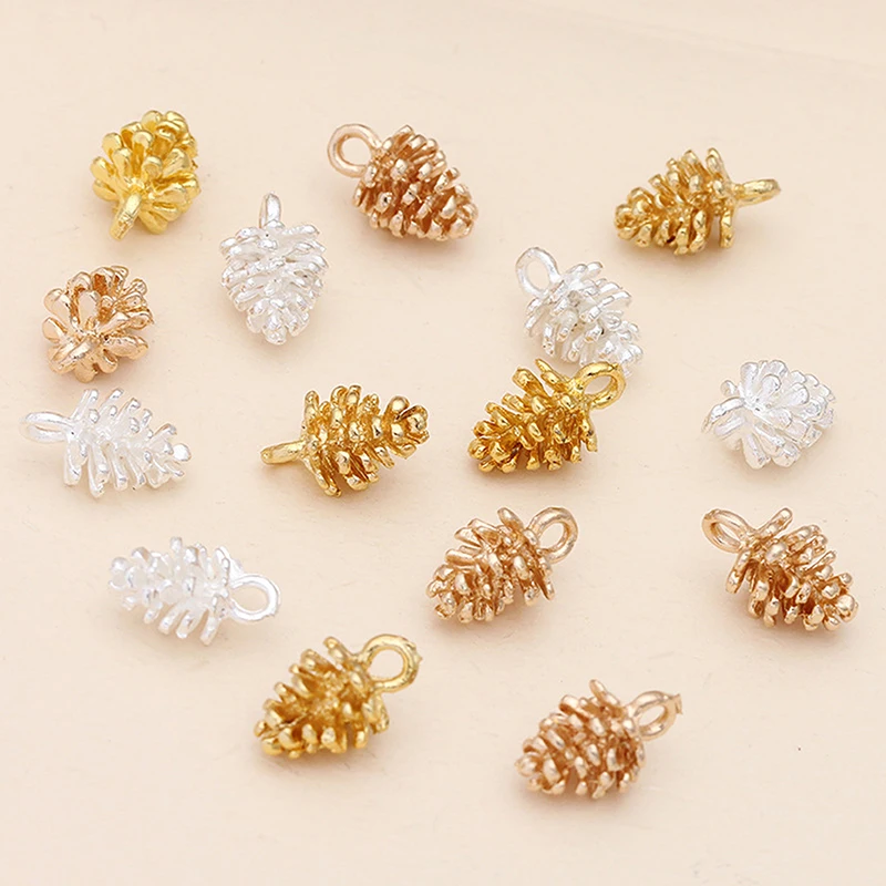 50pcs Hot Sale Alloy Silver Color Pinecone Pendants Charms DIY Earrings Necklace Making Jewelry Accessories For Bracelets 12*7mm
50pcs Hot Sale Alloy Silver Color Pinecone Pendants Charms DIY Earrings Necklace Making Jewelry Accessories For Bracelets 12*7mm