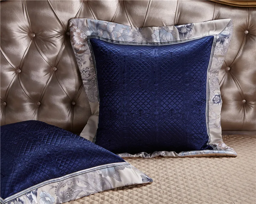Blue Silver Silk Cotton Satin Jacquard Luxury Chinese Bedding Set Queen King size Bedding Set Bed Sheet/Spread Set Duvet Cover
Blue Silver Silk Cotton Satin Jacquard Luxury Chinese Bedding Set Queen King size Bedding Set Bed Sheet/Spread Set Duvet Cover