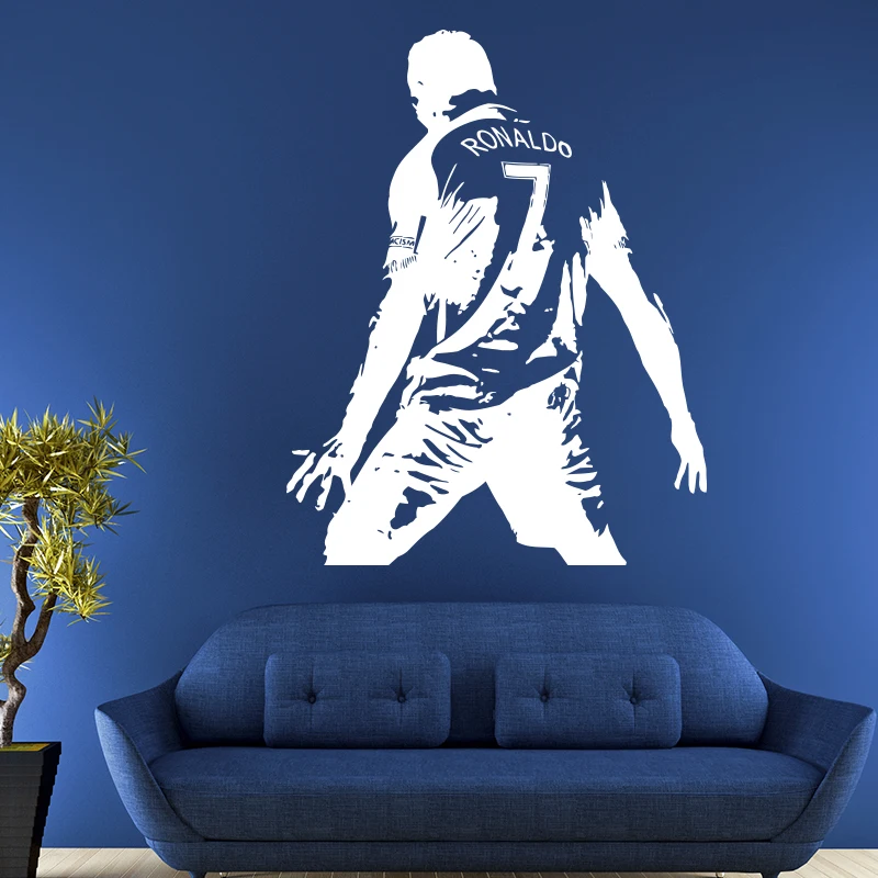 New design CR7 Wall Sticker Vinyl DIY home decor Cristiano Ronaldo Figure football star Decals soccer athlete for kids room
New design CR7 Wall Sticker Vinyl DIY home decor Cristiano Ronaldo Figure football star Decals soccer athlete for kids room