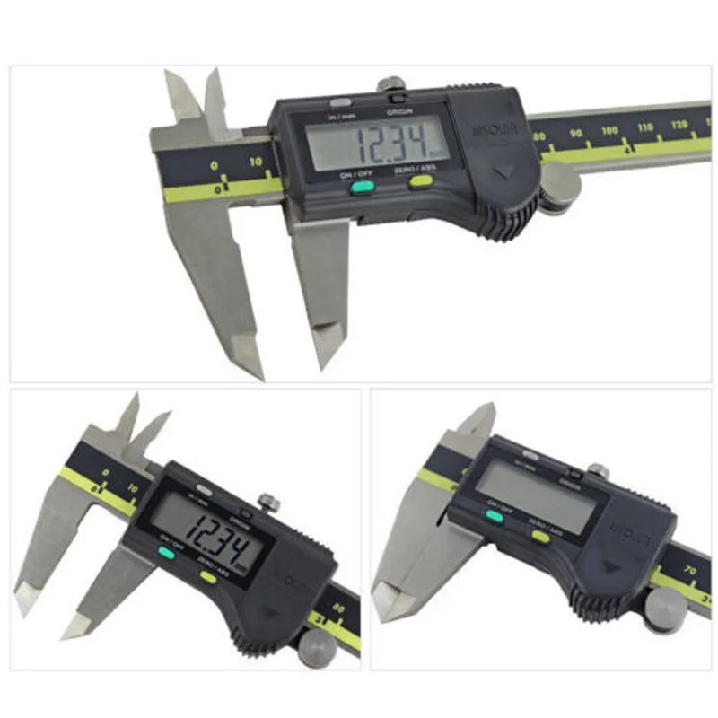 New Vernier Caliper 500-196-20/30 150mm Absolute Digital Large And Clear LCD Readout
New Vernier Caliper 500-196-20/30 150mm Absolute Digital Large And Clear LCD Readout