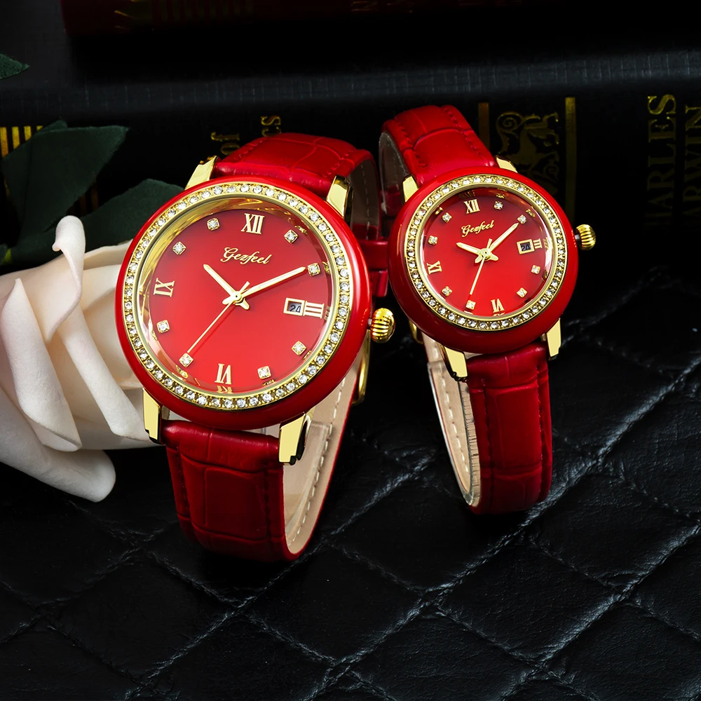 Women's Watch Red Pure Natural Jade Quartz Watches Women Waterproof Belt Leather Gift Box Packaging Calendar Display Reloj Mujer
Women's Watch Red Pure Natural Jade Quartz Watches Women Waterproof Belt Leather Gift Box Packaging Calendar Display Reloj Mujer