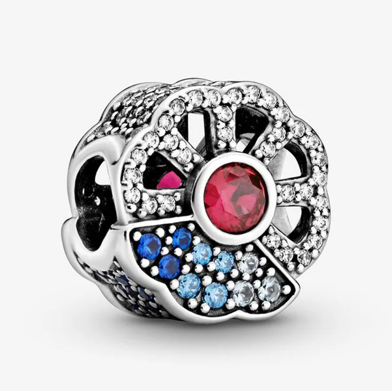 Lorena 100% Authentic 925 Sterling Silver blue and pink fan charm Fit Original Bracelet Pendant DIY Jewelry Charms Gift
Lorena 100% Authentic 925 Sterling Silver blue and pink fan charm Fit Original Bracelet Pendant DIY Jewelry Charms Gift