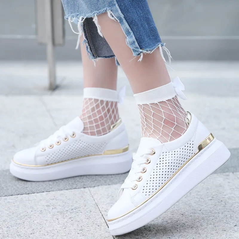 New Hot 2019 Fashion Summer Women Ruffle Large Fishnet Ankle High Socks Bow Tie Mesh Lace Fish Net Short Socks Y807
New Hot 2019 Fashion Summer Women Ruffle Large Fishnet Ankle High Socks Bow Tie Mesh Lace Fish Net Short Socks Y807