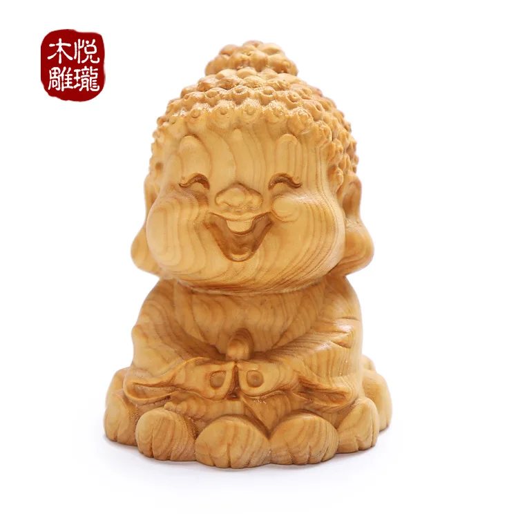 Wood Carving Cartoon Ruyi Buddha Cute Laughing Buddha Car Home Creative Decoration Wood Crafts (A965)
Wood Carving Cartoon Ruyi Buddha Cute Laughing Buddha Car Home Creative Decoration Wood Crafts (A965)