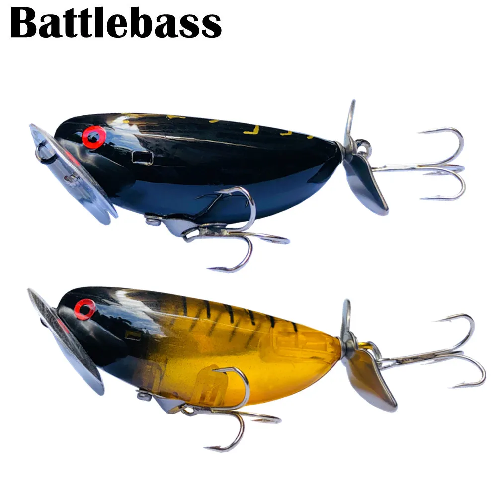 BATTLEBASS Popper Floating Fishing Lures 15.9g 75mm Trolling Wobblers Rotating Tail Topwater Pencil Professional Hard Bait
BATTLEBASS Popper Floating Fishing Lures 15.9g 75mm Trolling Wobblers Rotating Tail Topwater Pencil Professional Hard Bait