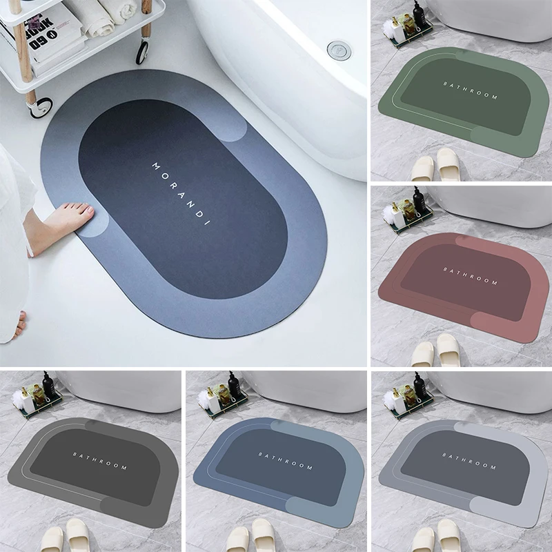 Super Absorbent Bath Mat Nappa Leather Floor Mat Nonslip Quick-Drying Carpet Modern Simple Doormat Home Toilet Rugs
Super Absorbent Bath Mat Nappa Leather Floor Mat Nonslip Quick-Drying Carpet Modern Simple Doormat Home Toilet Rugs