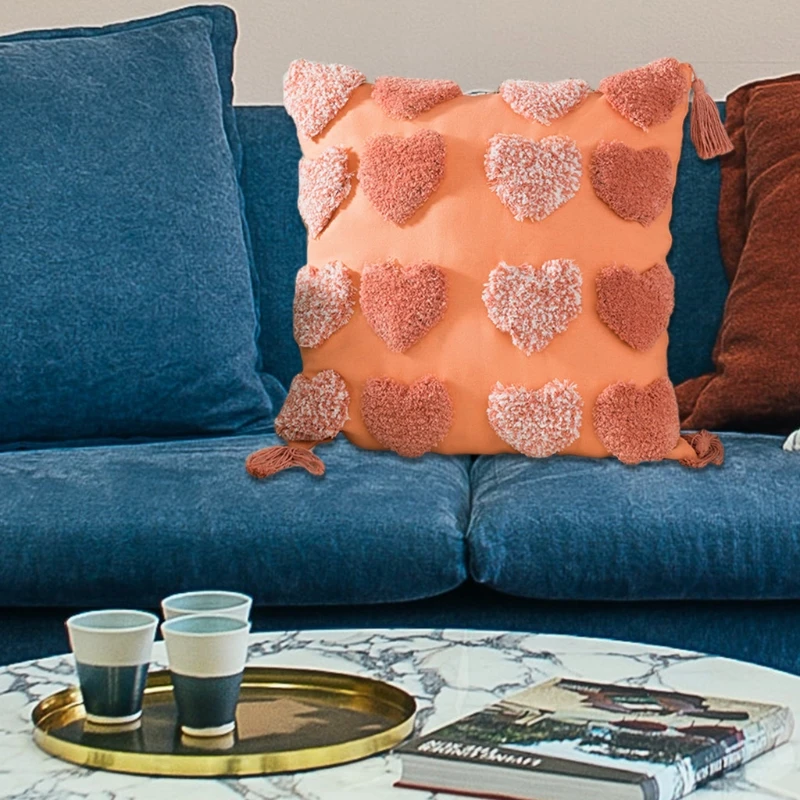 Boho Tassel Throw Pillow Case Woven Tufted Love Heart Sofa Square Cushion Cover N0PA
Boho Tassel Throw Pillow Case Woven Tufted Love Heart Sofa Square Cushion Cover N0PA