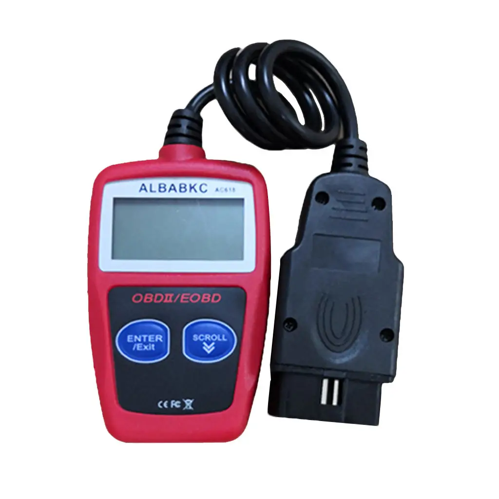 Портативный OBD2 автоматический сканер ошибок, считыватель кодов AC618, высокое качество
Портативный OBD2 автоматический сканер ошибок, считыватель кодов AC618, высокое качество