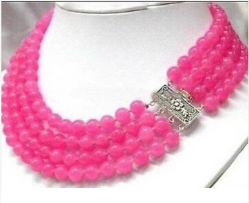 Горячая Распродажа натуральный розовый камень, 4 ряда, самое лучшее ожерелье
Горячая Распродажа натуральный розовый камень, 4 ряда, самое лучшее ожерелье